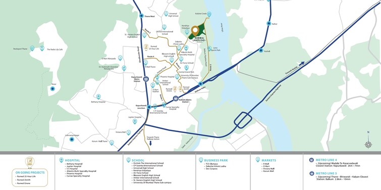 Runwal Lands End Location Image
