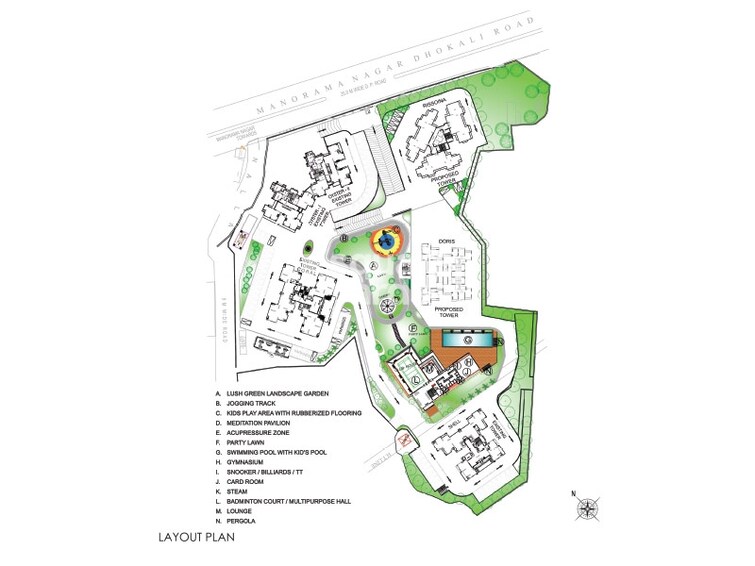 Runwal Pearl Master Plan Image