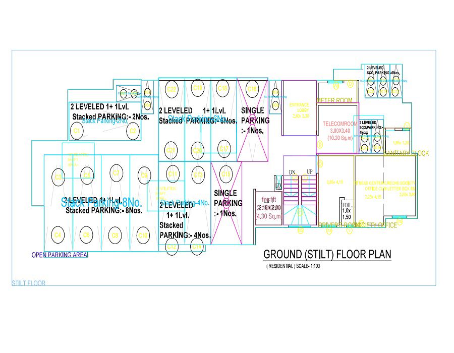 Rupali Vaishnavi Heights Floor Plans