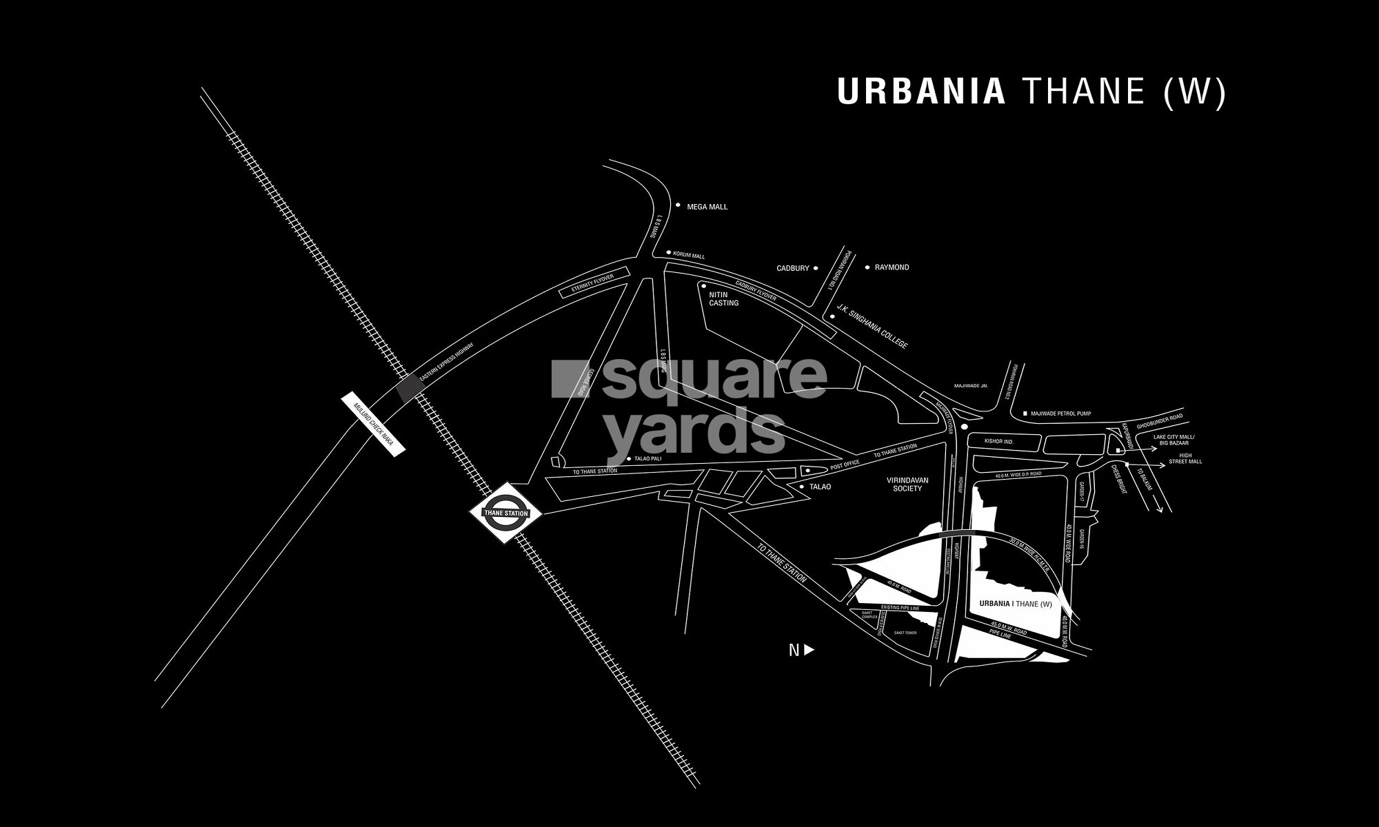 Rustomjee Azziano Wing E Location Image