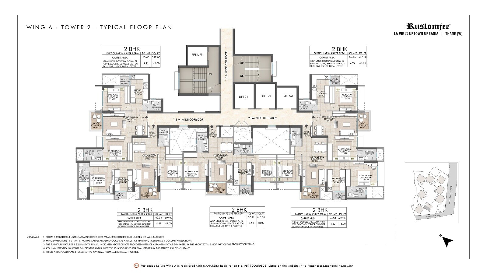 Rustomjee La Vie Floor Plans 1