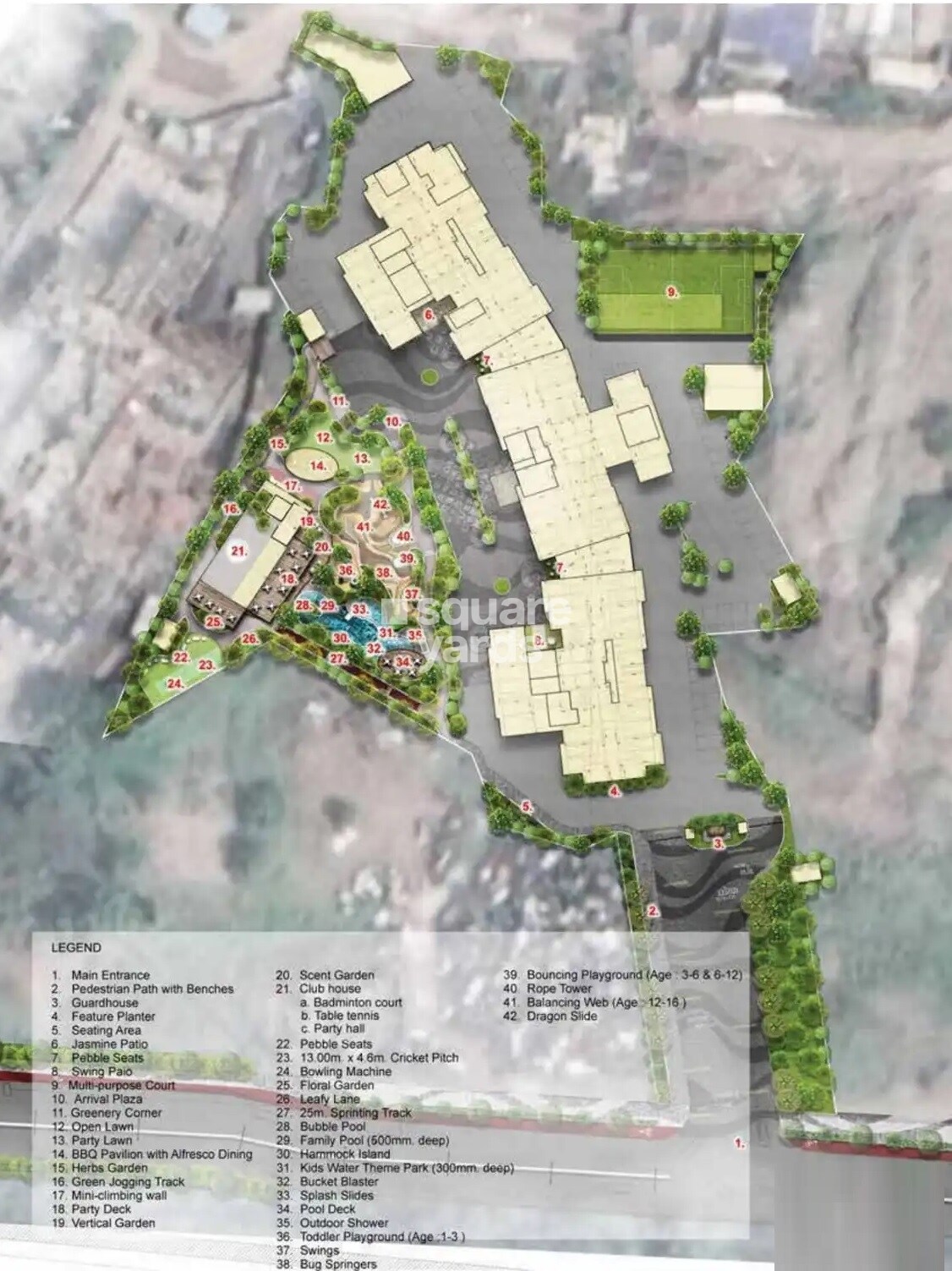 Rustomjee Uptown Urbania Master Plan 1
