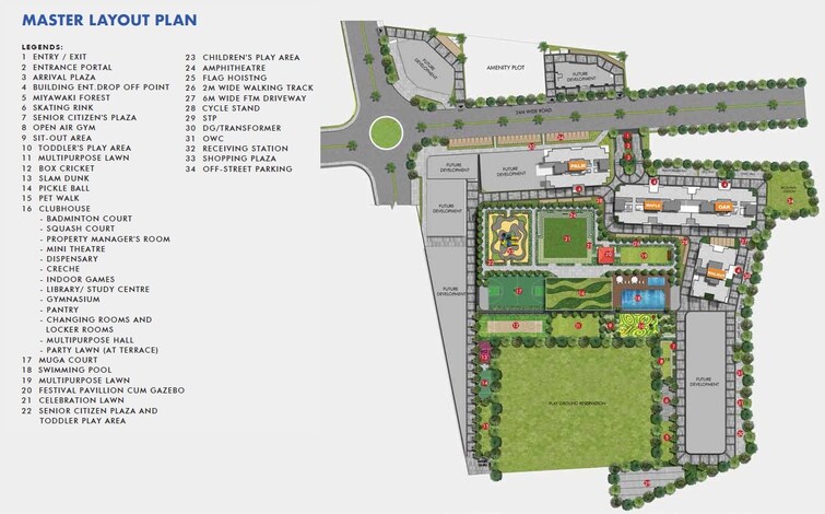 Rustomjee Urban Woods Master Plan Image