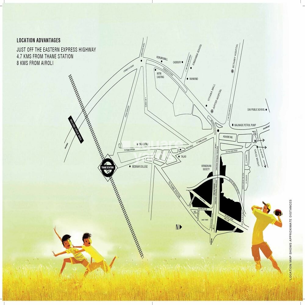 Rustomjee Urbania Aurelia Location Image