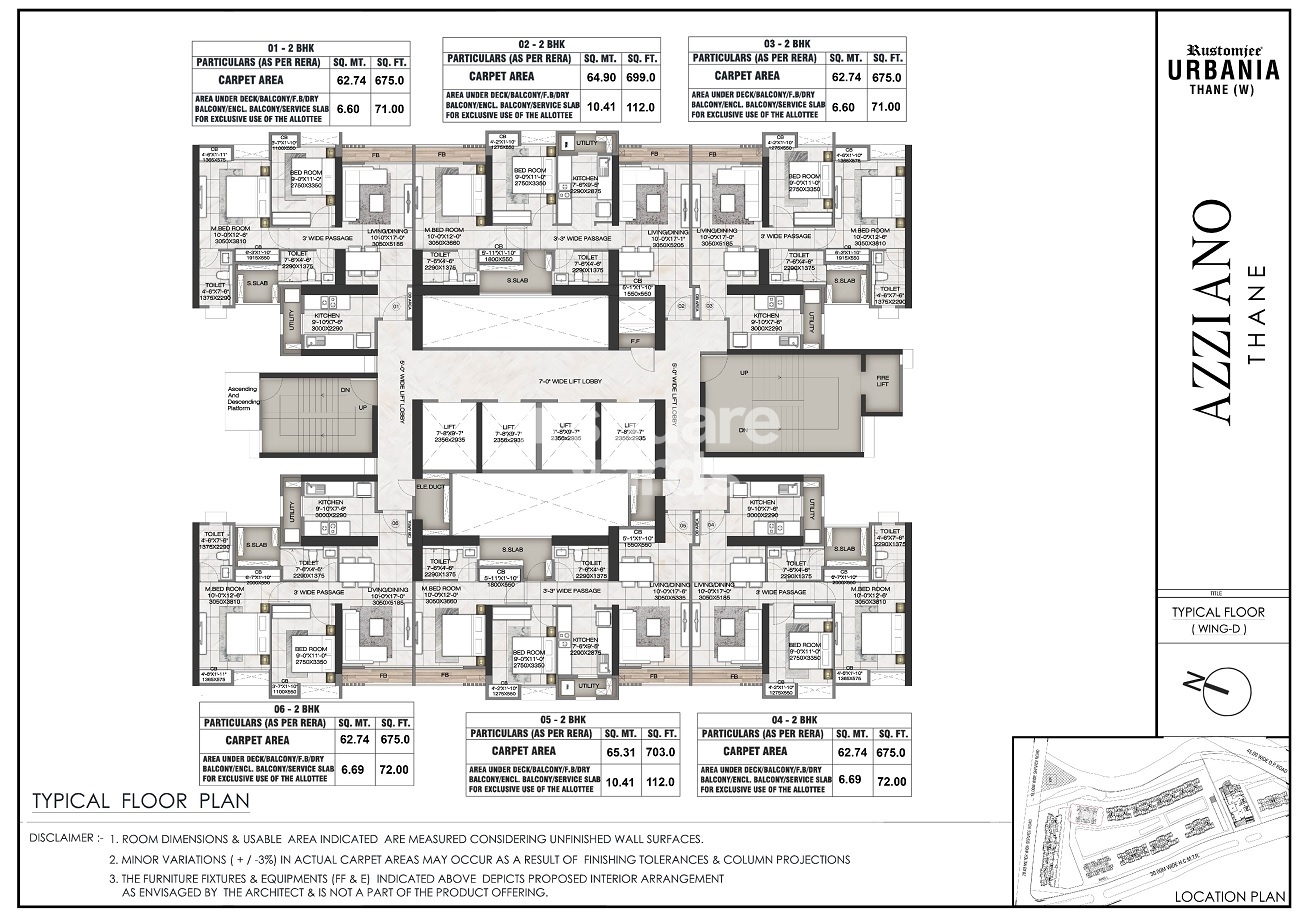 Rustomjee Urbania Azziano Floor Plans