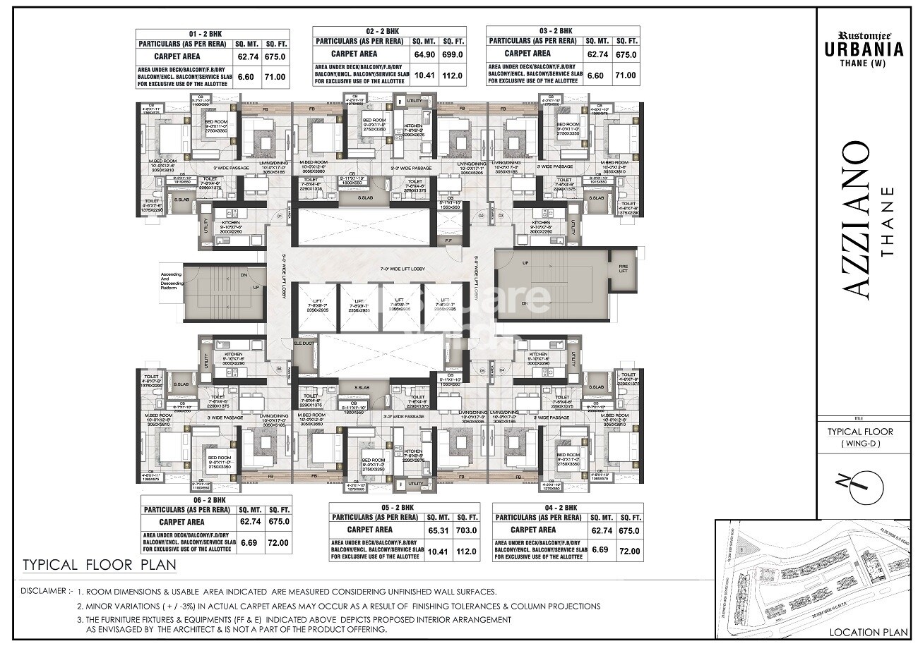 Rustomjee Urbania Azziano Floor Plans