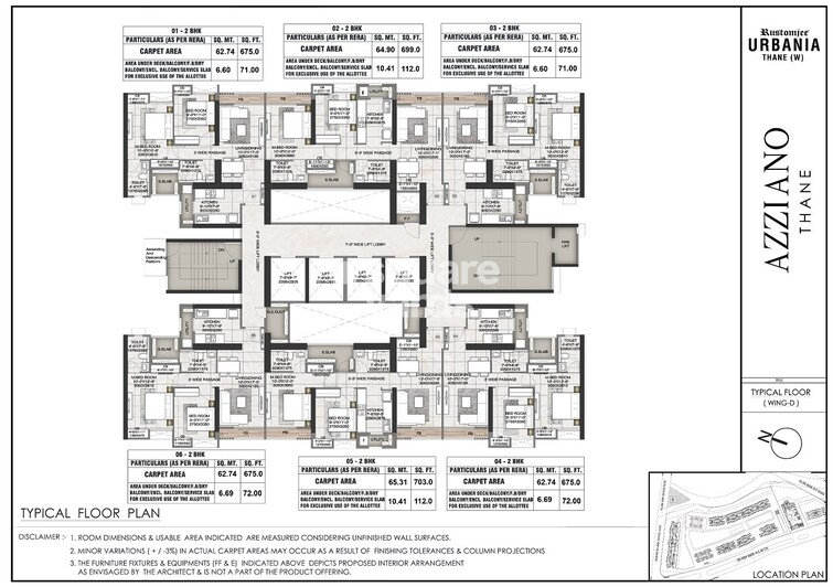 Rustomjee Urbania Azziano Floor Plans 1