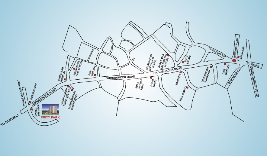 S D Bhalerao Prity Park Location Image