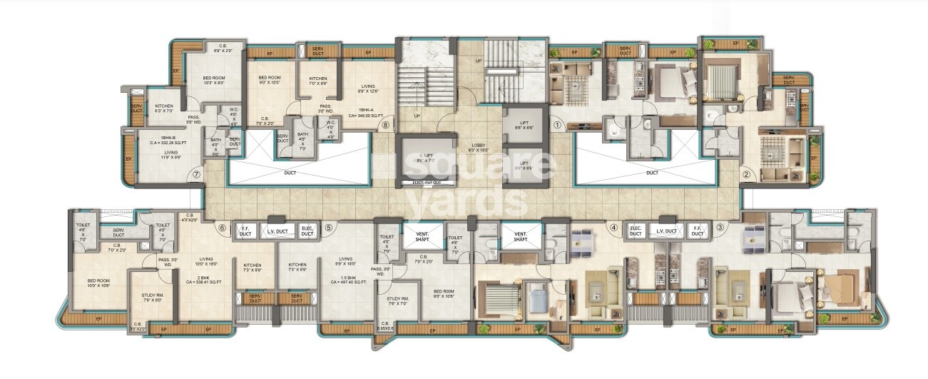 Sagar Veda Floor Plans