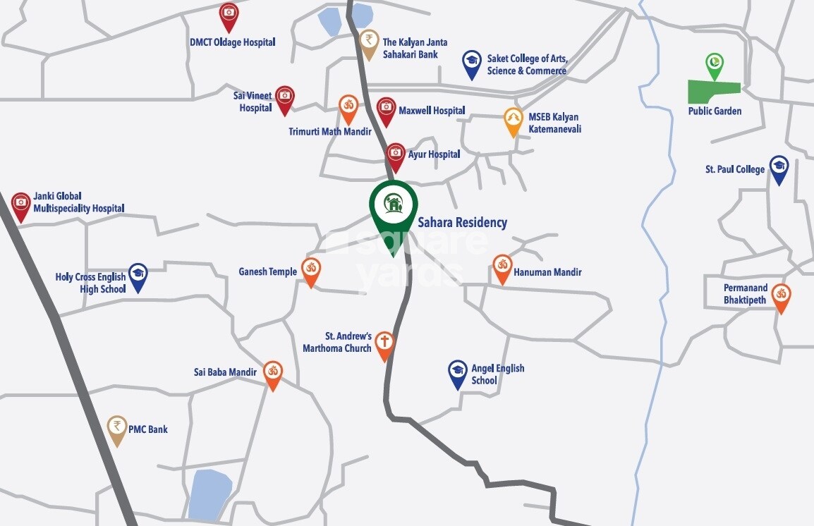 Sahara Residency Location Image