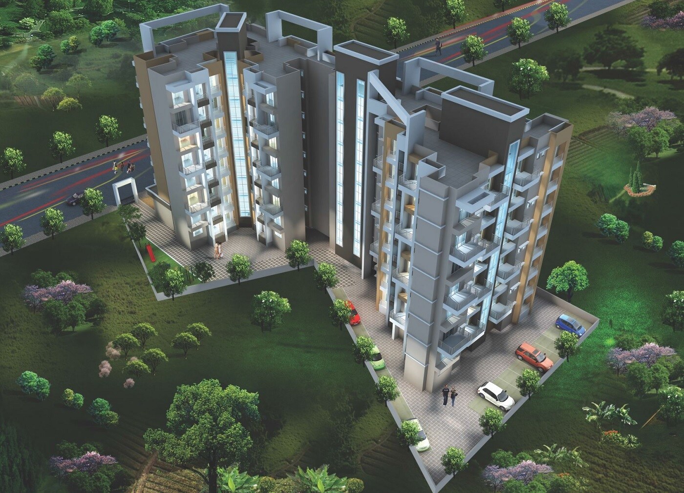 Sahayog Nilayam Tower View