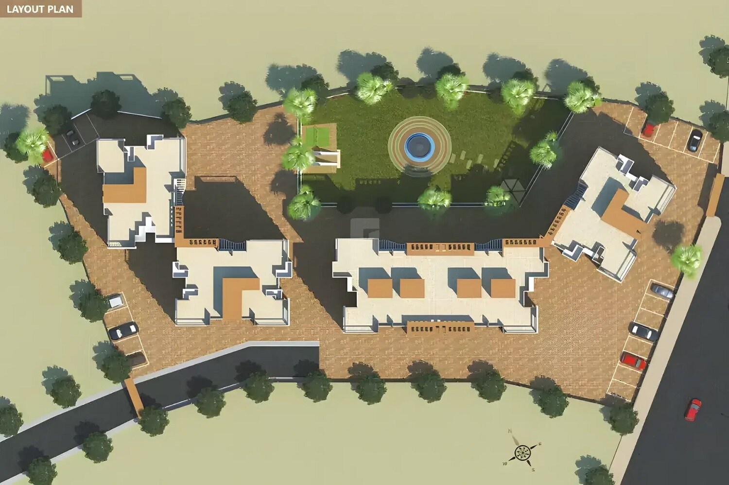 Sahyadri Al Hadi Residential Complex Master Plan Image