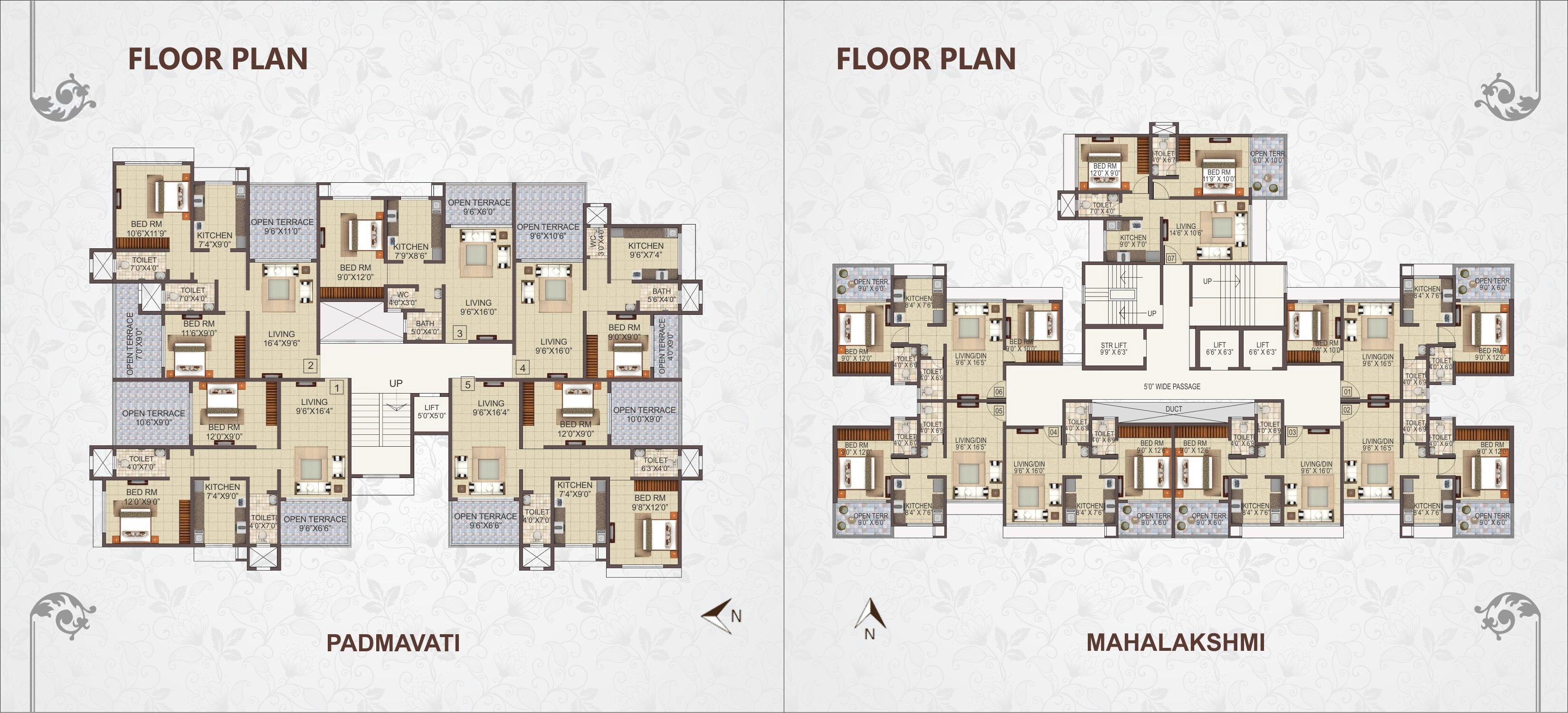 Sai Balaji Emrald Floor Plans