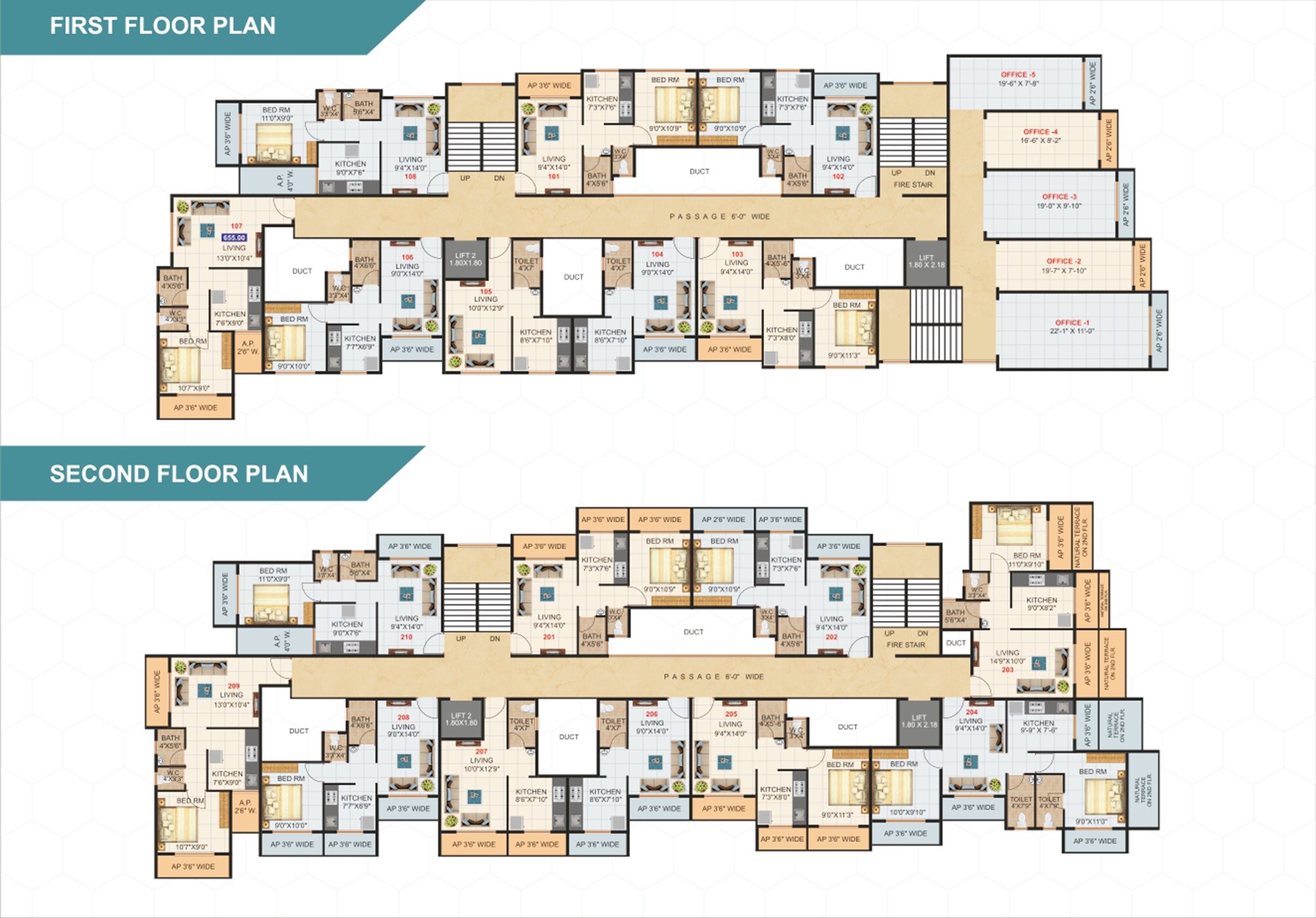 Sai Krupa Darshan Floor Plans