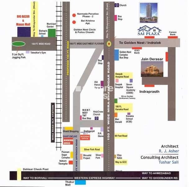 Sai Plaza Bhayander Location Image