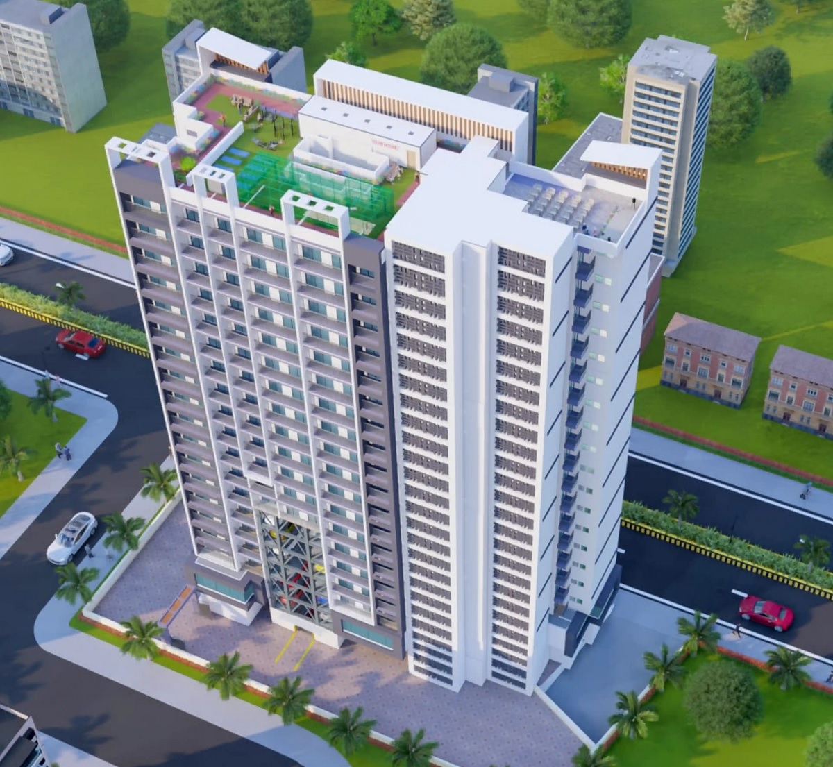 Sai Samarth Enclave Tower View