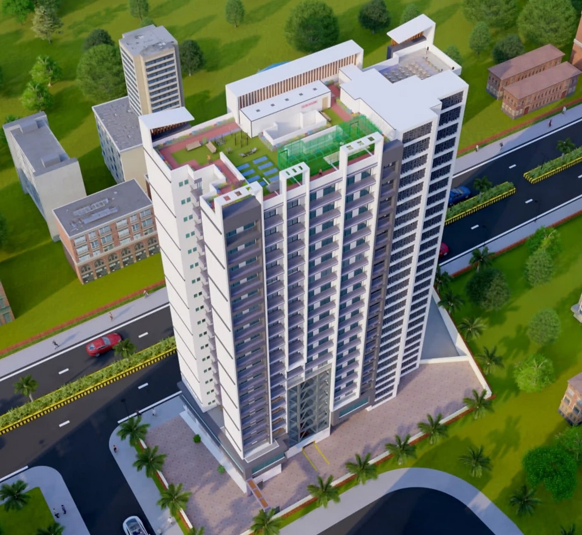 Sai Samarth Enclave Tower View