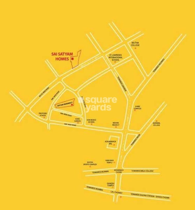 Sai Satyam Homes Location Image