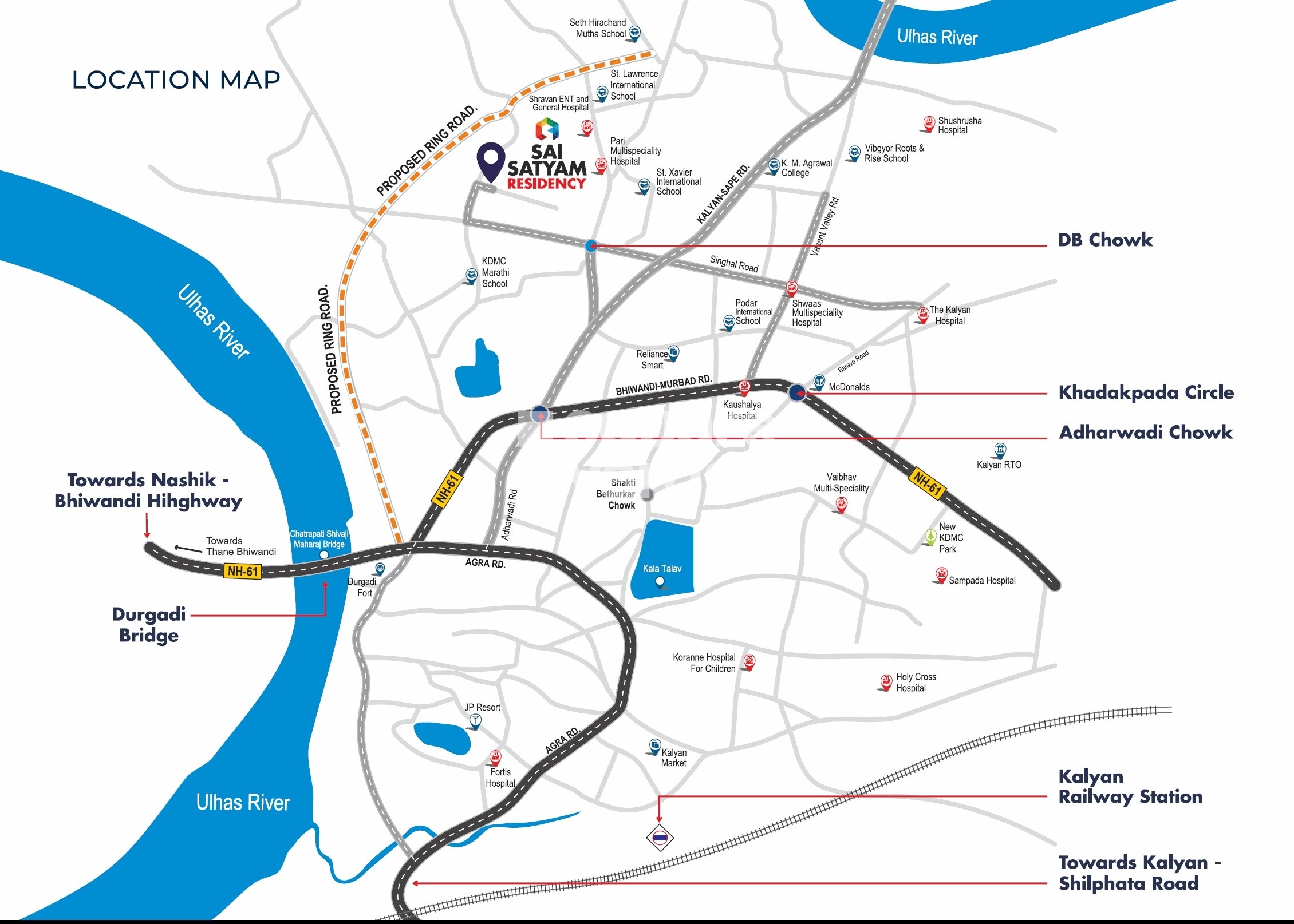 Sai Satyam Residency Kalyan West