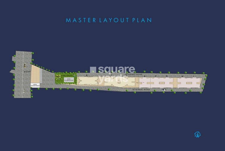 Sai Satyam Residency Kalyan West Master Plan Image