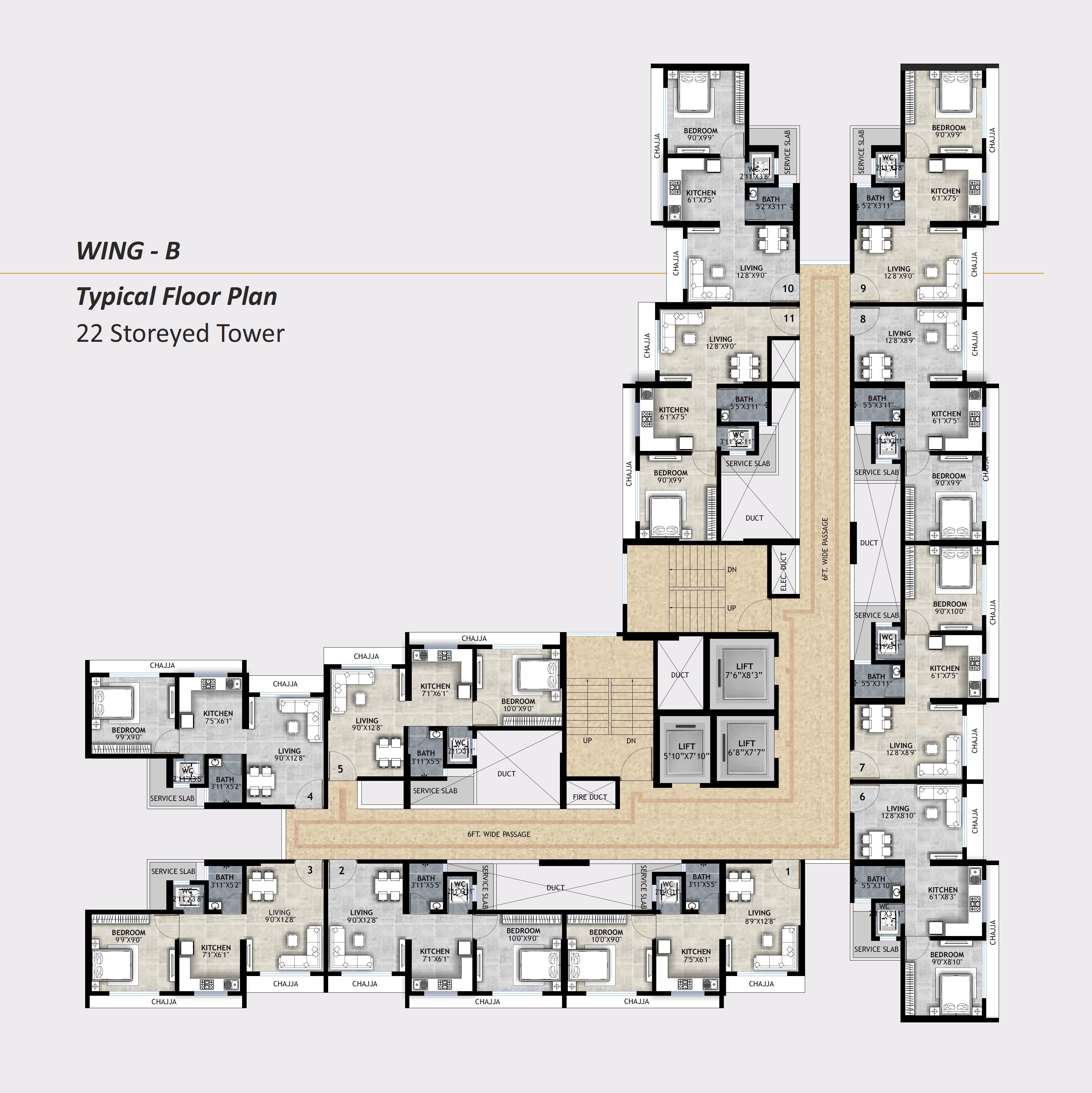 Sai Shiv Sarovar Heritage Floor Plans 2