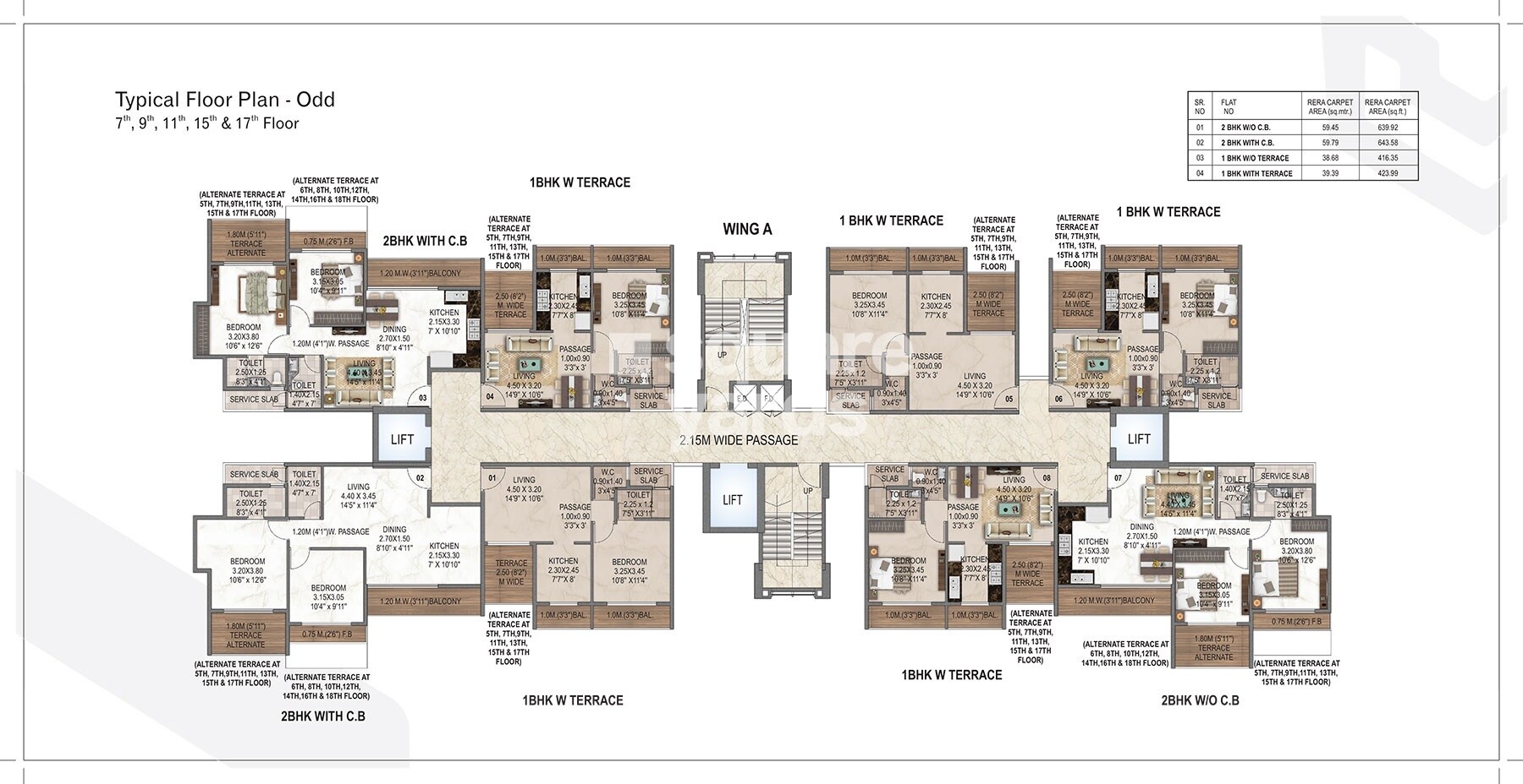 Saket World Floor Plans 1