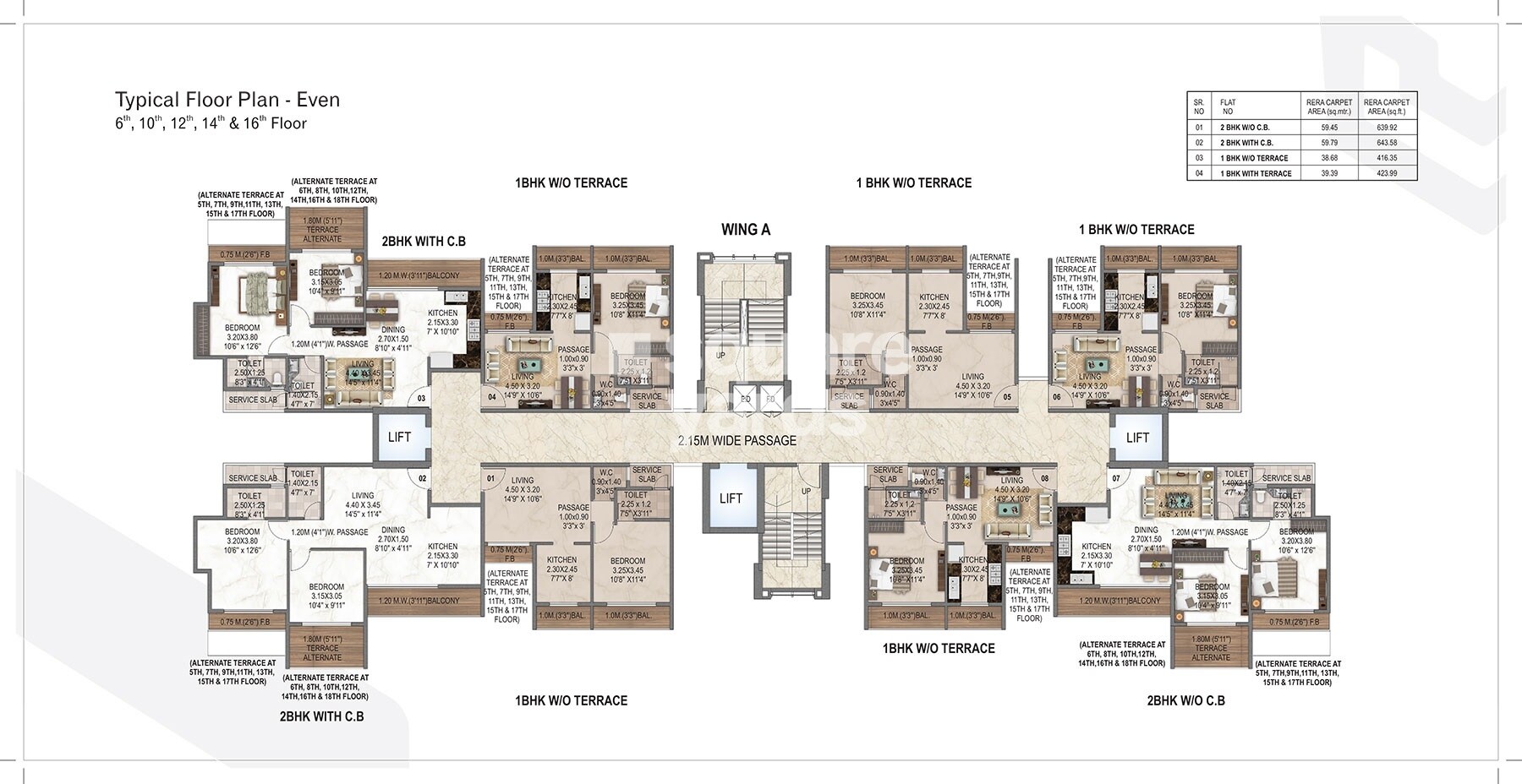 Saket World Floor Plans 2