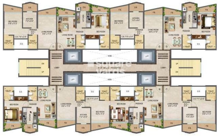 Salasar Exotica I Floor Plans