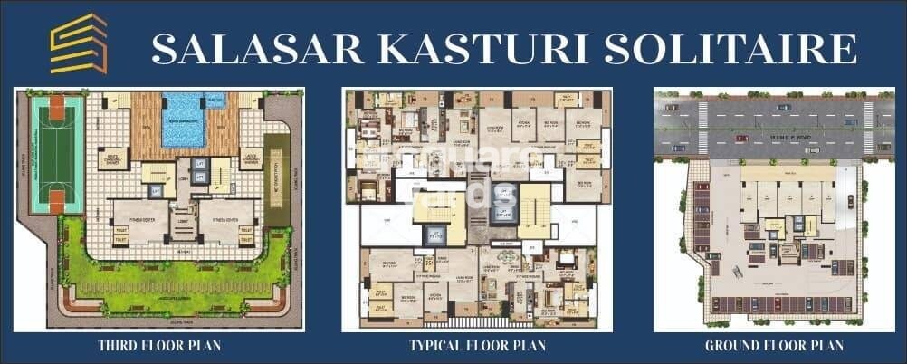 Salasar Kasturi Solitaire Floor Plans