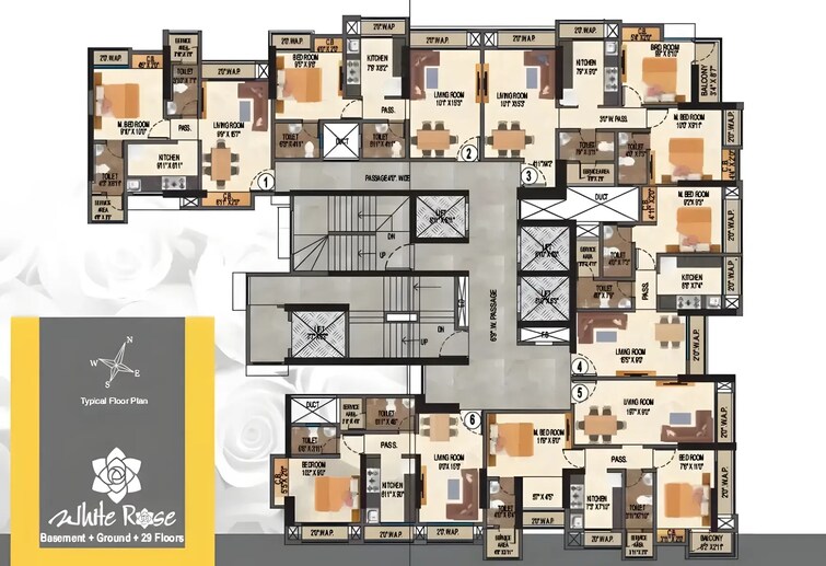Samrin White Rose Floor Plans