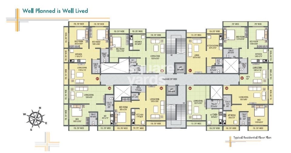 Sanghvi Parsssva Classic Floor Plans