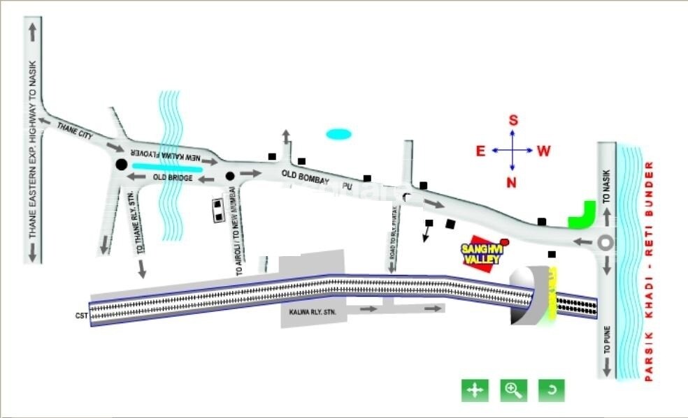 Sanghvi Valley Location Image