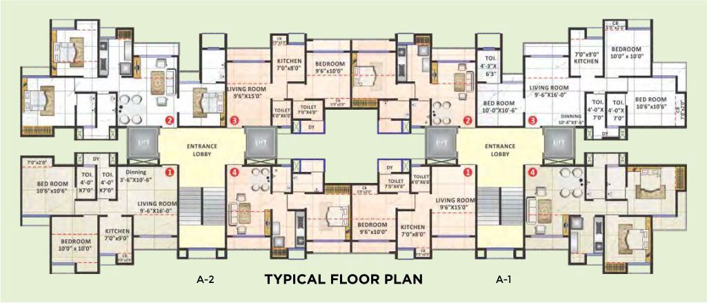 Sanghvi Valley Floor Plans