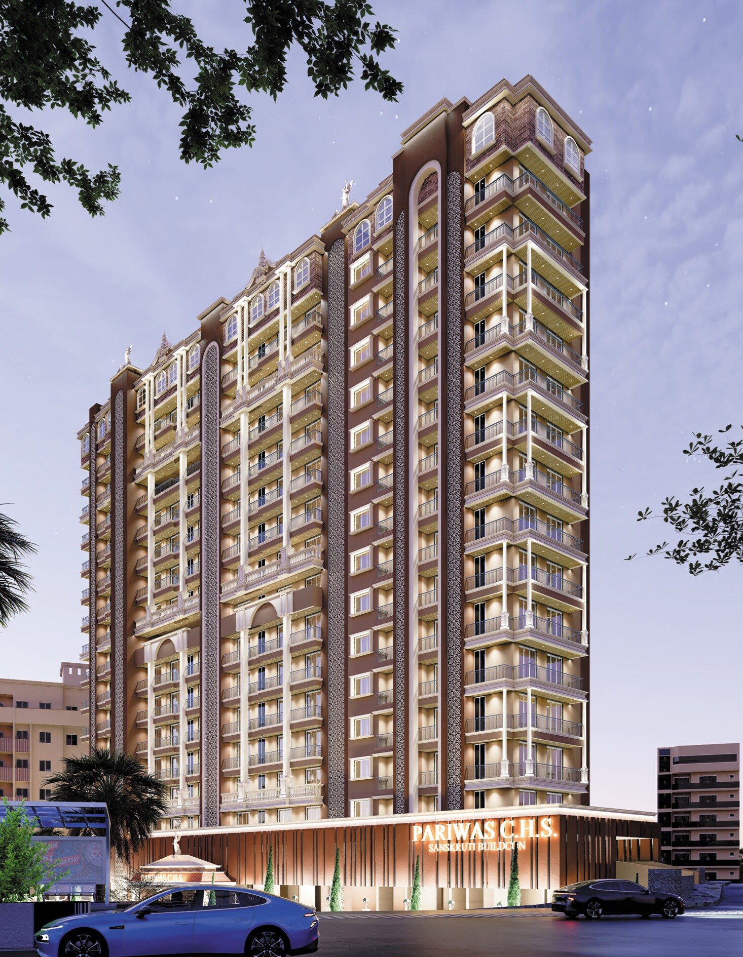 Sanskruti Pariwas CHS Apartment Exteriors
