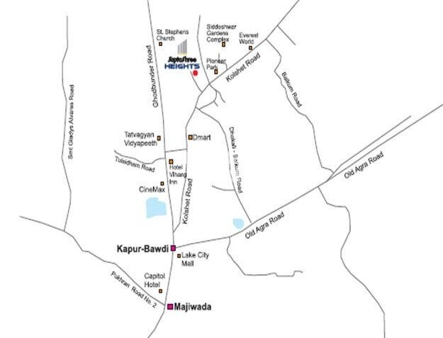 Sapata Shree Heights Location Image