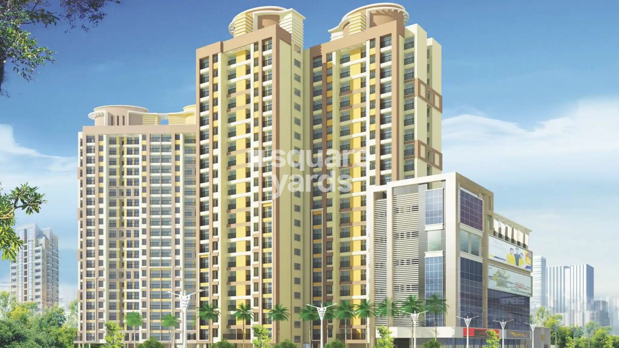 Saptashree Galaxy Tower View