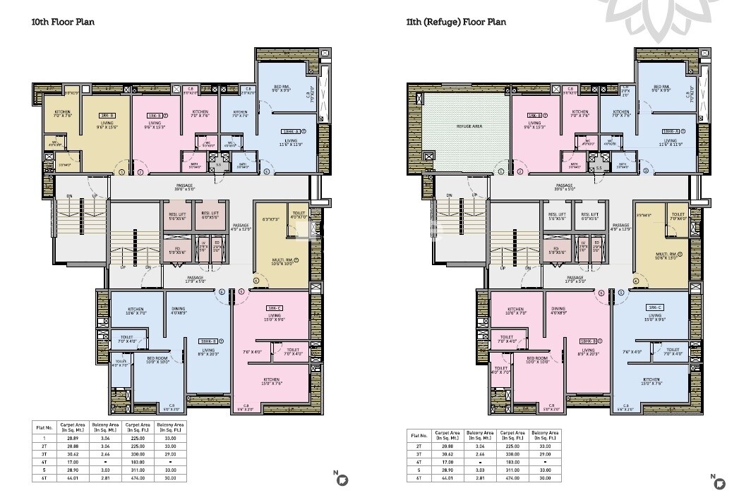 Saptashree Guruprerna Floor Plans