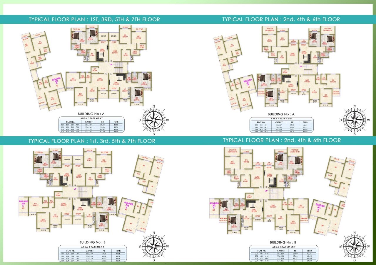 Sarvoday Patwardhan Baug Floor Plans