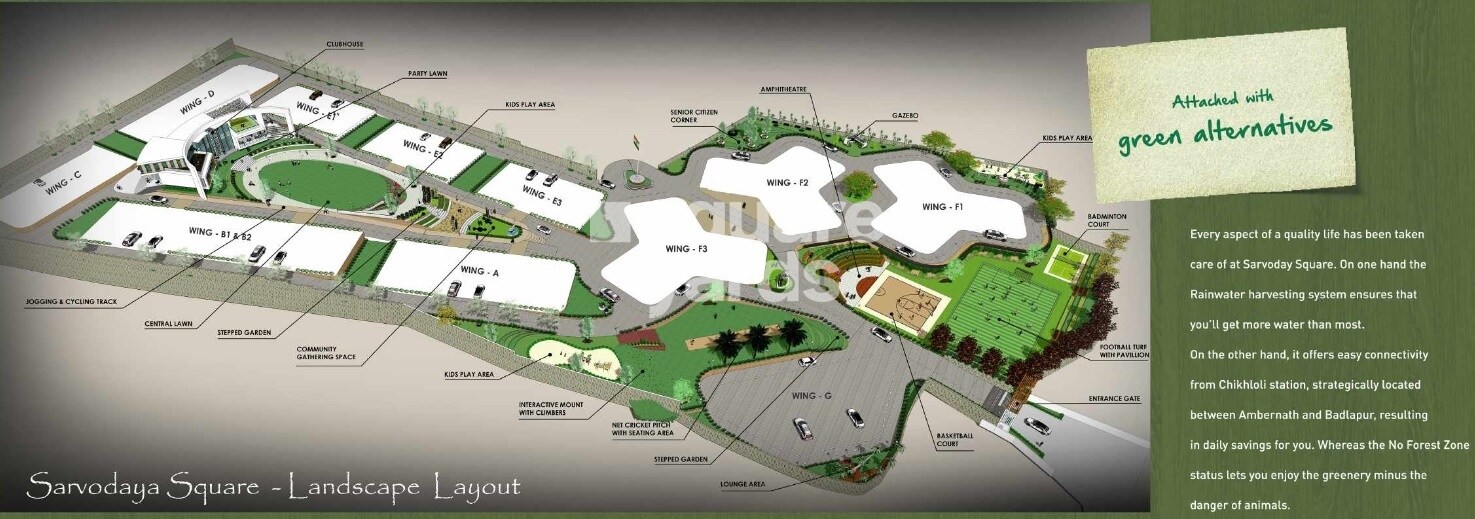 Sarvoday Square Master Plan Image