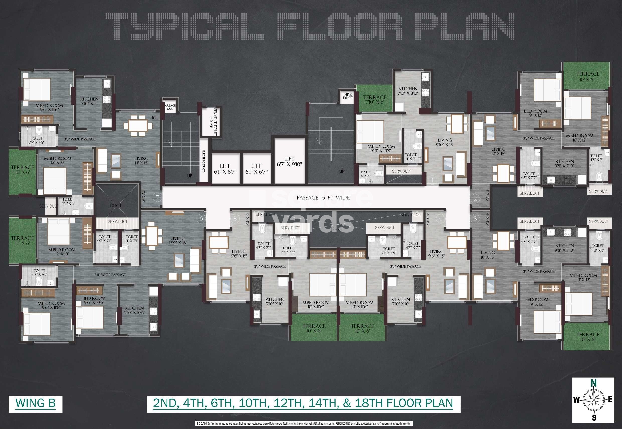 Sarvoday Symphony Floor Plans