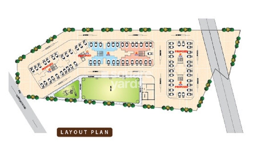 Satyam Residency Master Plan 1