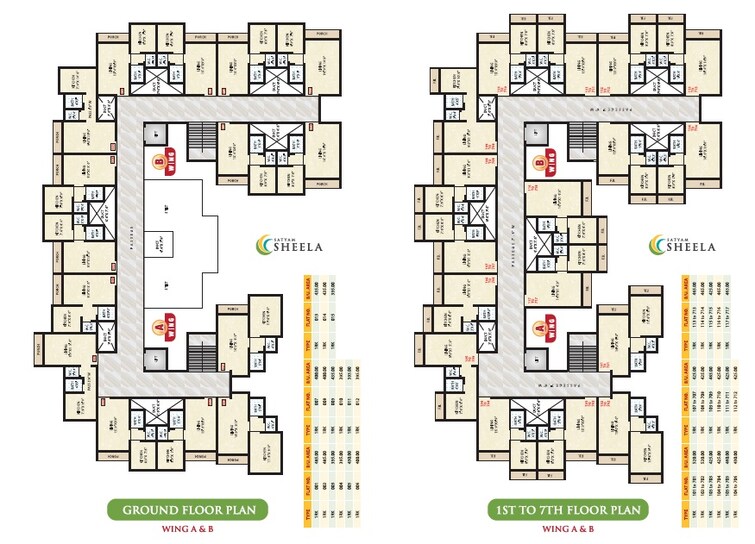 Satyam Sheela Floor Plans 1