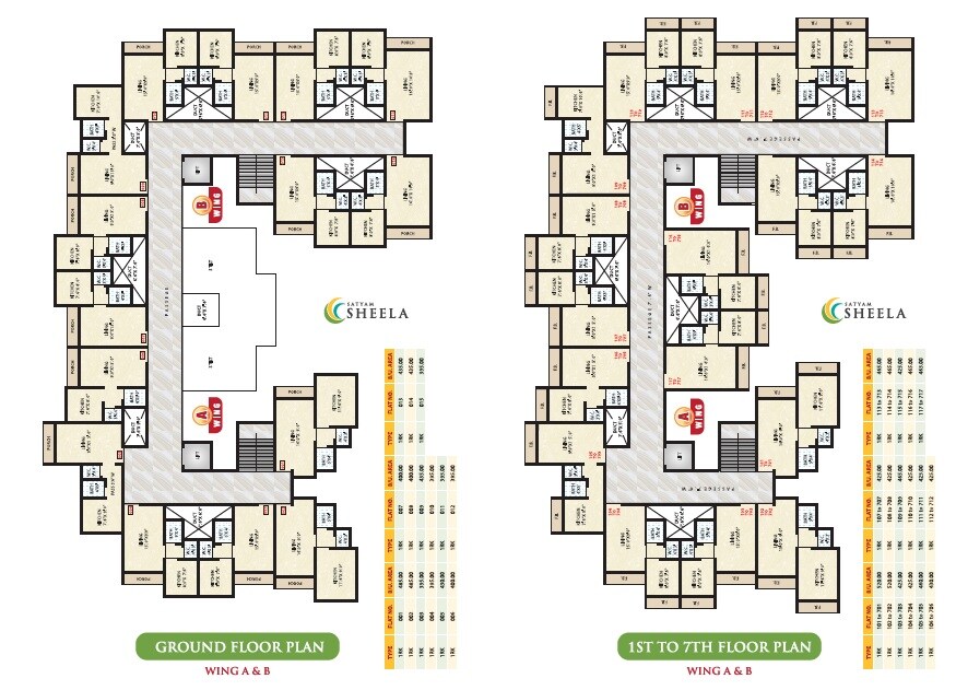 Satyam Sheela Floor Plans 1
