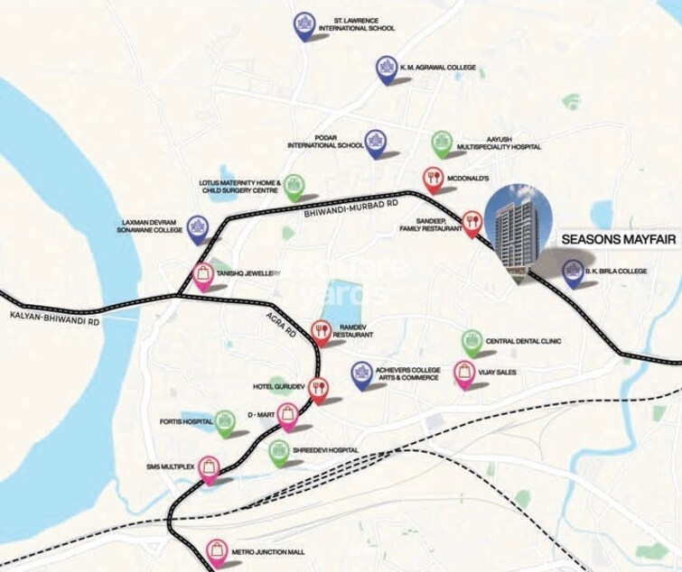 Seasons Mayfair Location Image