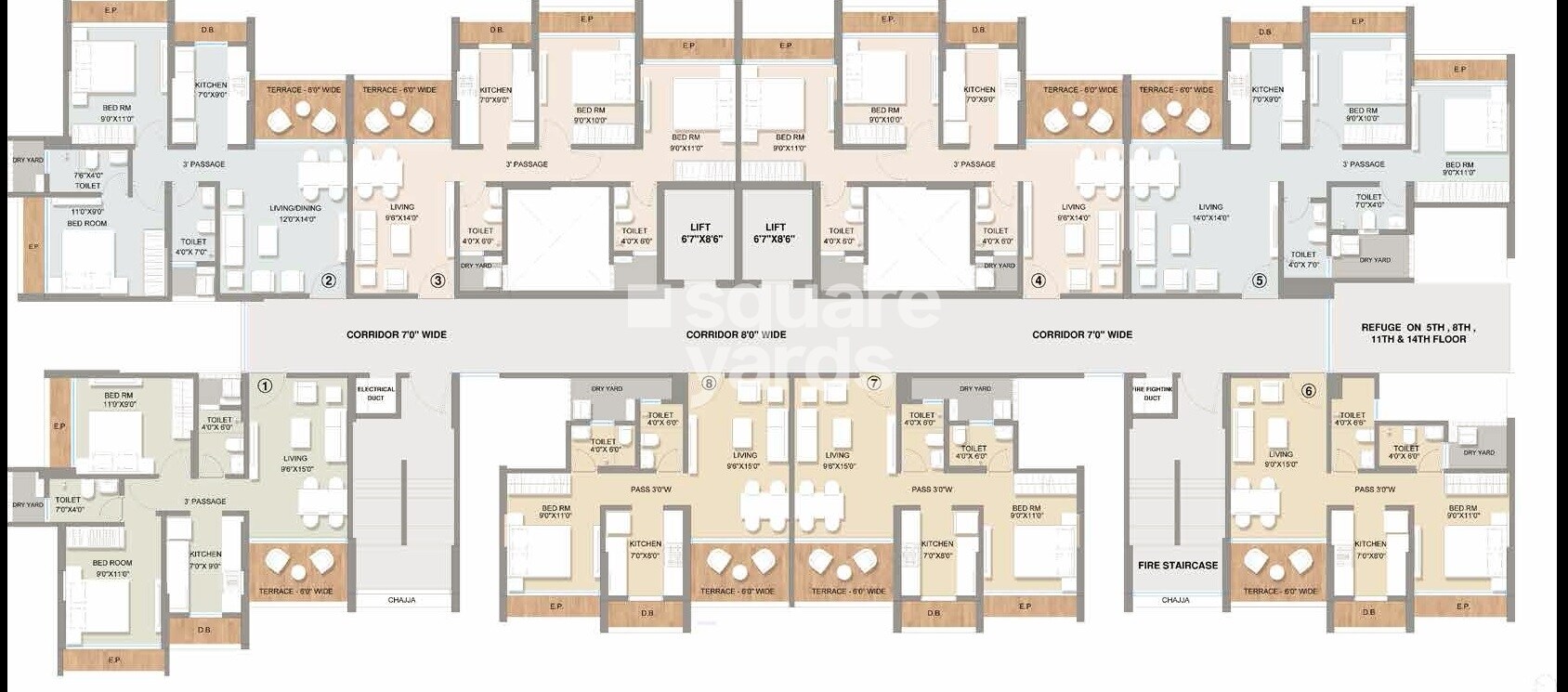 Seasons Orchid Floor Plans 1
