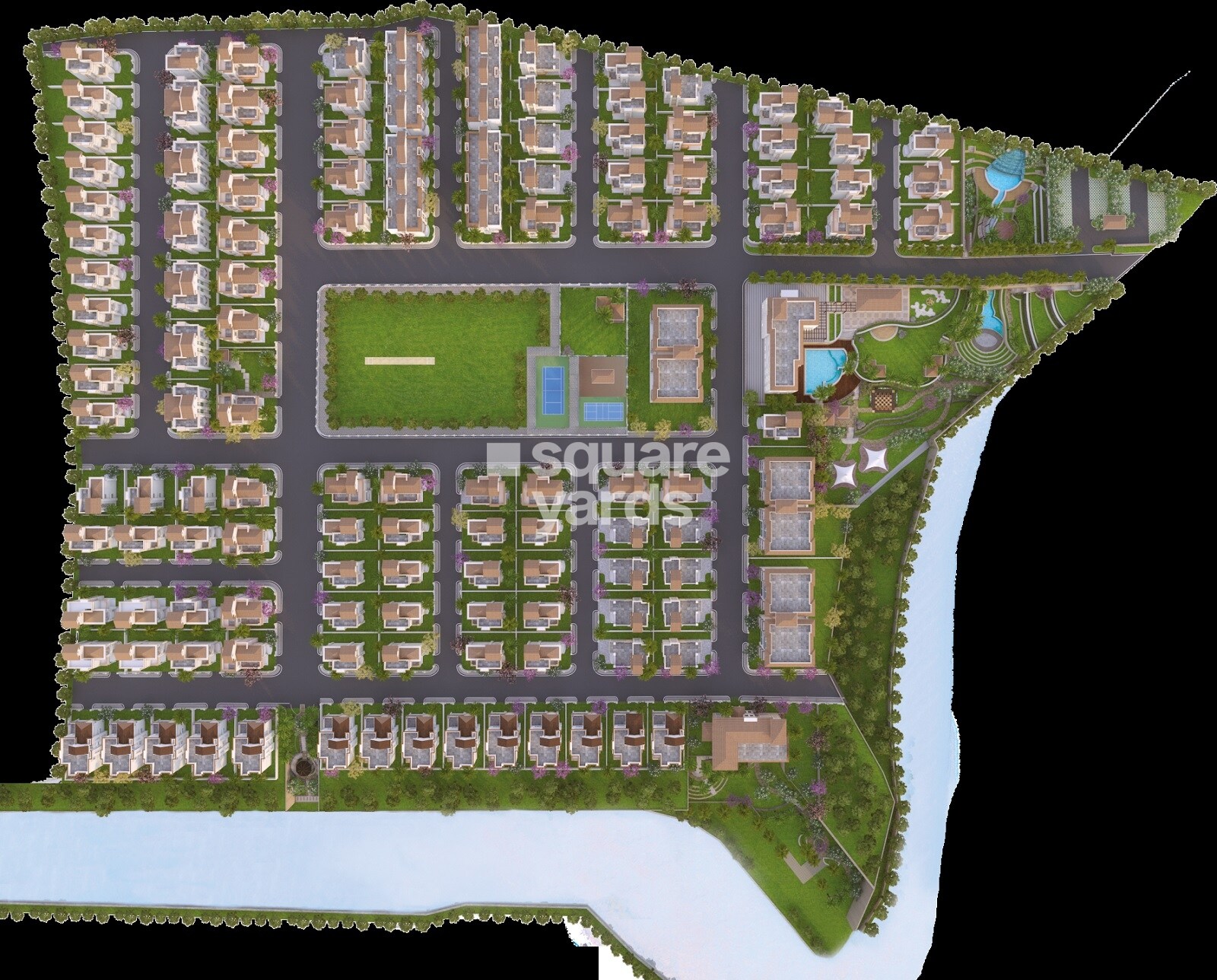 Seva Green Willows Row House Master Plan 1