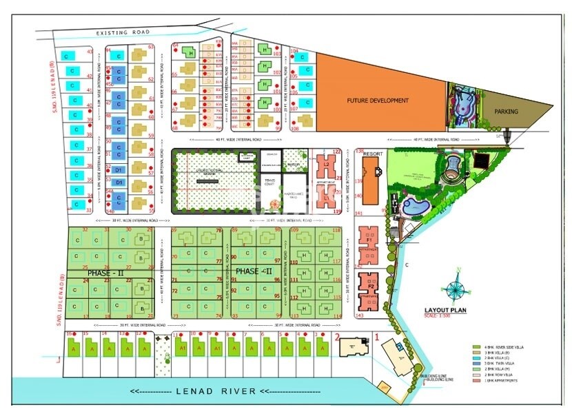 Seva Green Willows Villa Master Plan 1