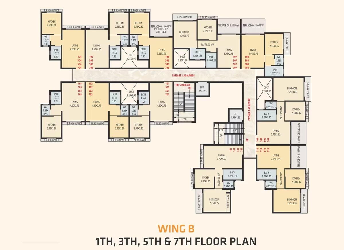 Seven Hill Sky Avenue Floor Plans 1