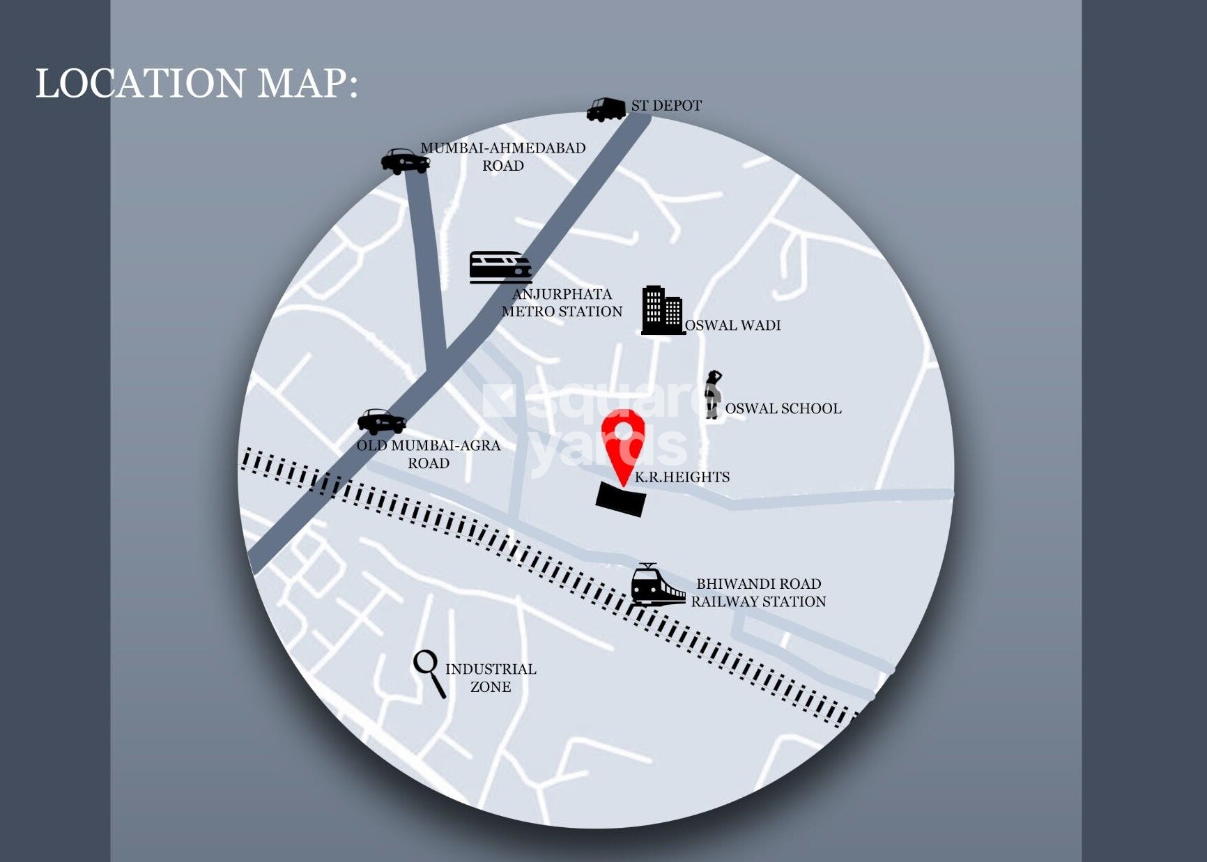 Shakti K R Heights Location Image