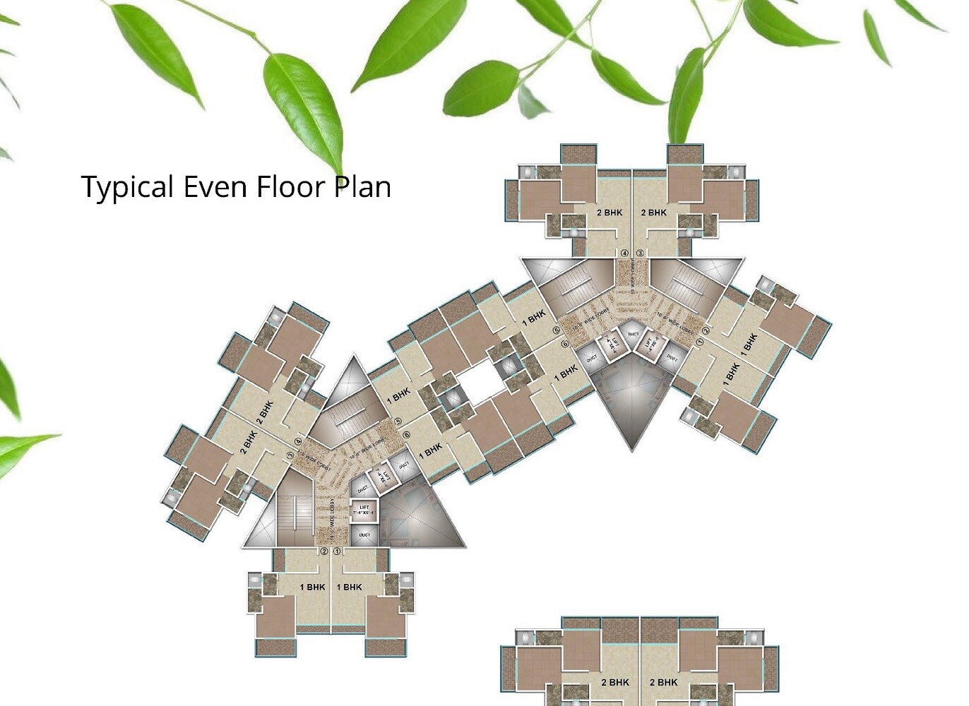 Shantiratna The Cennet Floor Plans